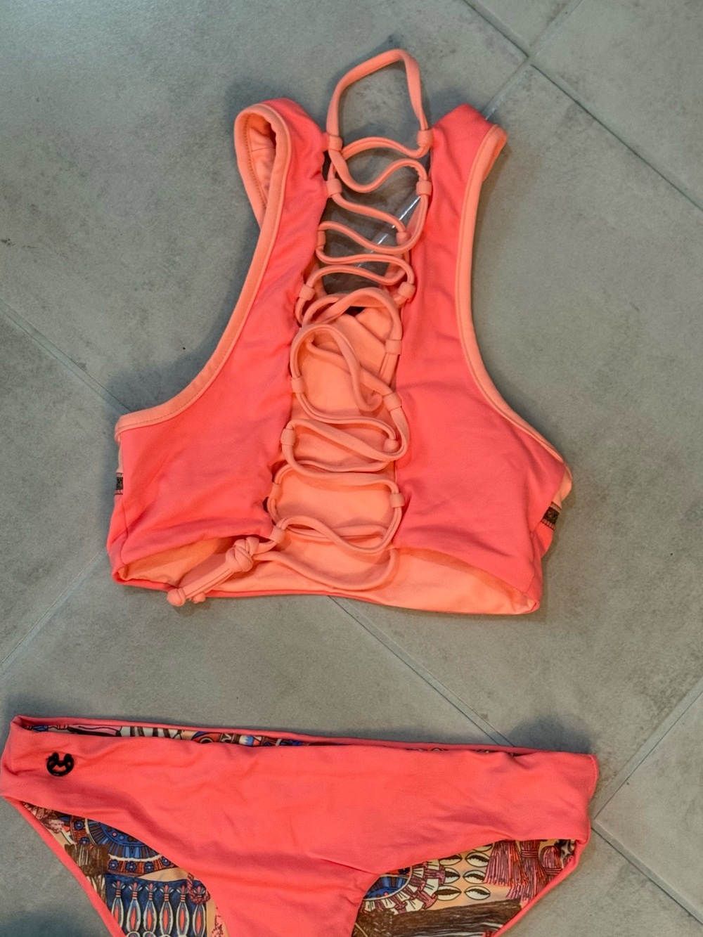Maaji Orange Bikini Sz M NWOT - Picture 2 of 3